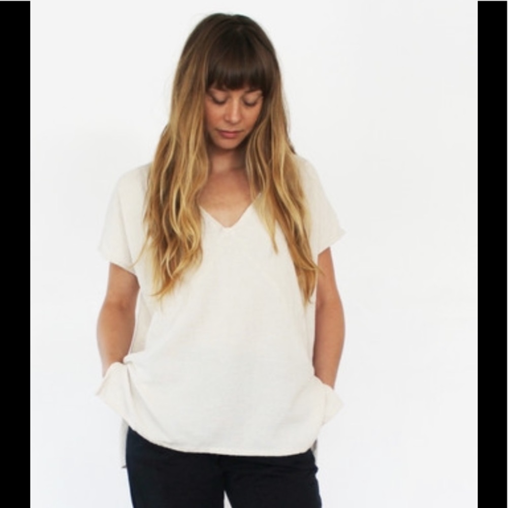 ISO ESBY Avery top in natural or black size XS/S